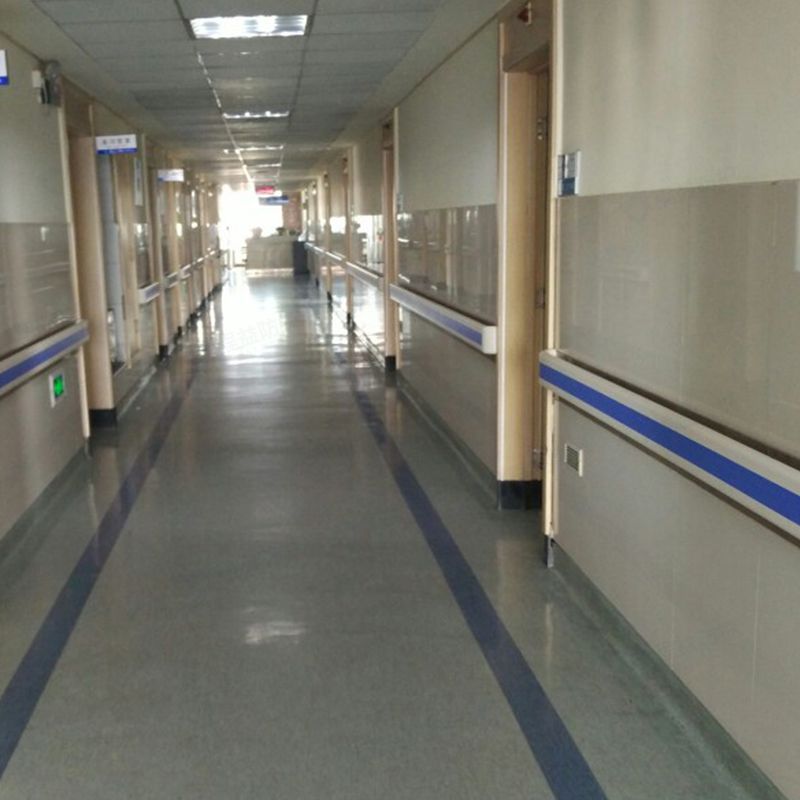 养老院PVC防撞走廊扶手 新款塑胶外壳防撞扶手安装 医院扶手厂家