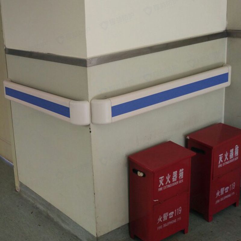 PVC走廊栏杆铝合金内芯防撞扶手养老院康复中心专用通道扶手多色