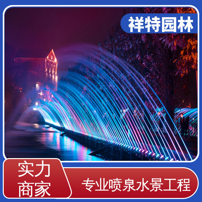 远程指导 公园音乐喷泉 观赏表演造景 多年经验 祥特