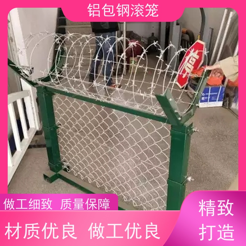 铝包钢菱形网护栏网新型机场围网防腐性能高