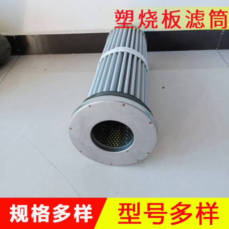 高分子塑烧板滤筒 烧结式滤芯 规格多样