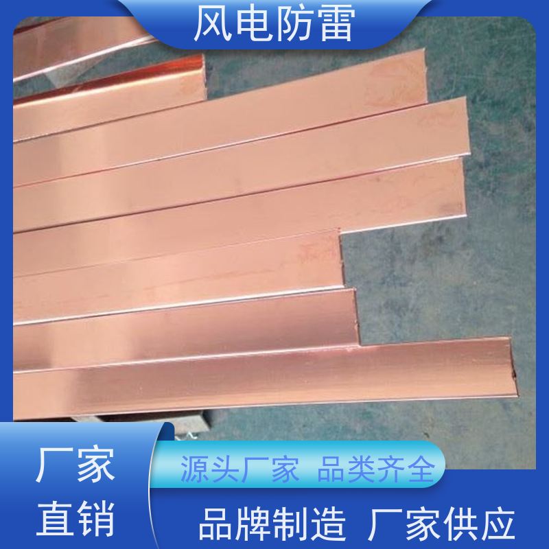 风电防雷 40*4mm镀铜扁钢 性能稳定 使用安全 安装简便 节省人工成本