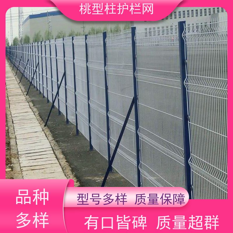 三角折弯护栏网耐磨养殖桃型柱围栏德瑞克斯隔离栅