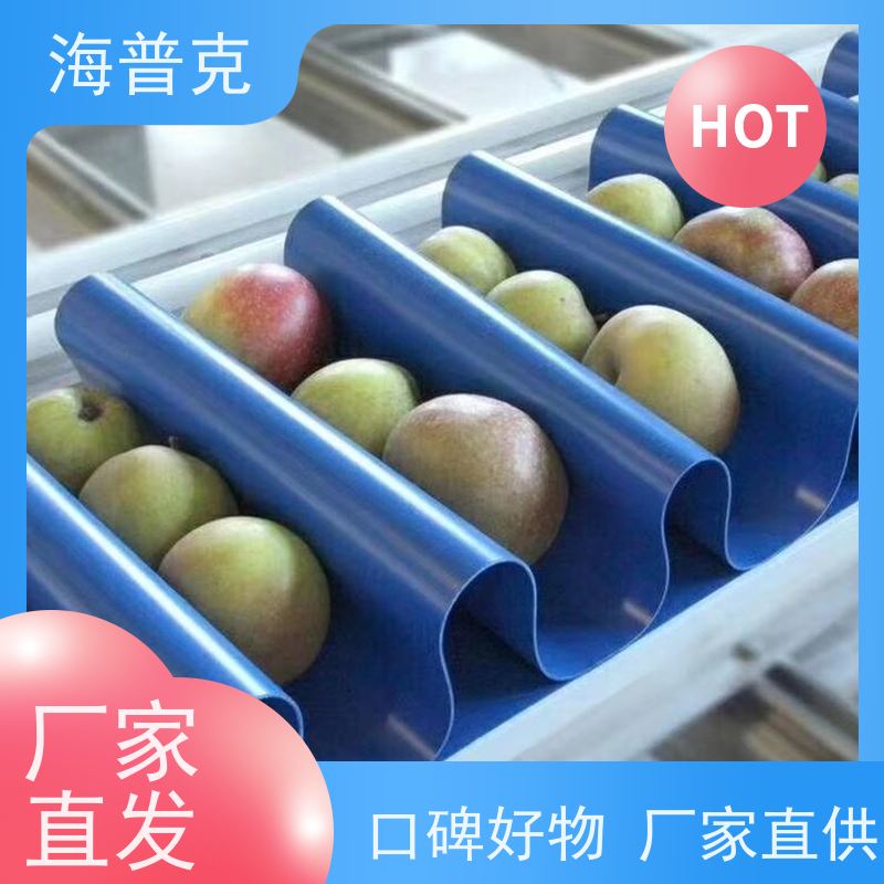 海普克自动化设备 支持不同尺寸 皮 带流水线运行不跑偏 锯齿纹输送带