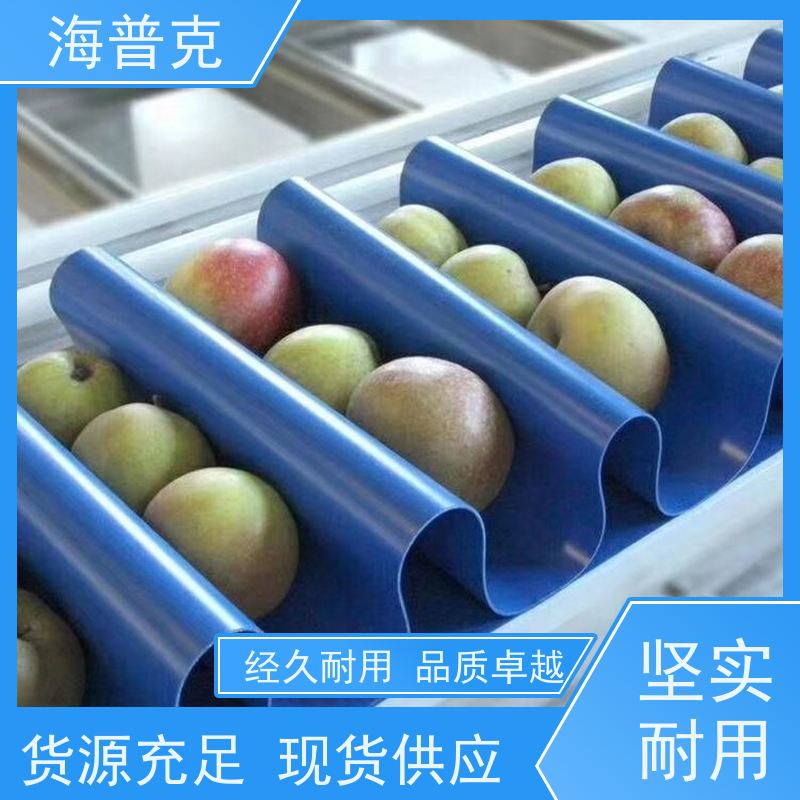 海普克 按需定制 特殊加工 皮 带流水线运行不跑偏 导条草纹输送带