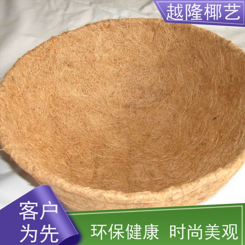 越隆椰艺 多肉垂钓花篮 方形椰棕篮 规格齐全 性价比高