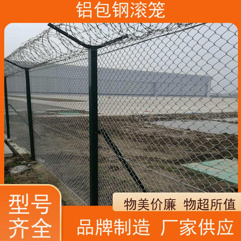 铝包钢编织网分界线防攀爬网新型机场围网密封性好