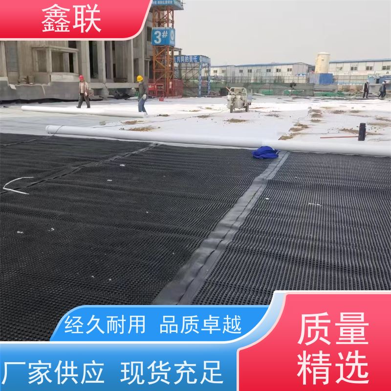 鑫联 屋顶绿化地下停车场用蓄排水板 高分子防护排水异形片 耐腐蚀