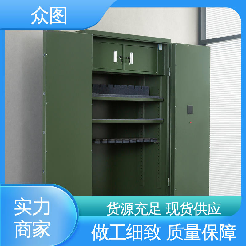 指纹枪柜 防盗带电子密码锁 防B枪 存放管制 众图