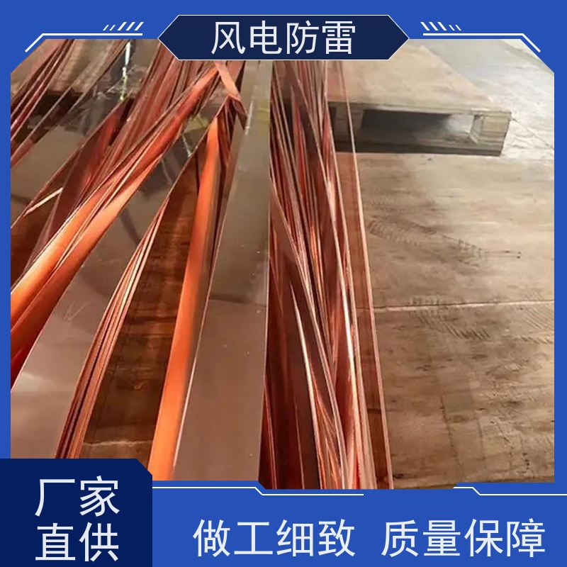 风电防雷 性能稳定 使用安全 特殊非 金 属材料 70*7mm镀铜扁钢