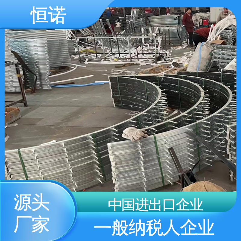 恒诺 实体厂家 弧形隧道预埋槽钢 加工定制 牢固耐用