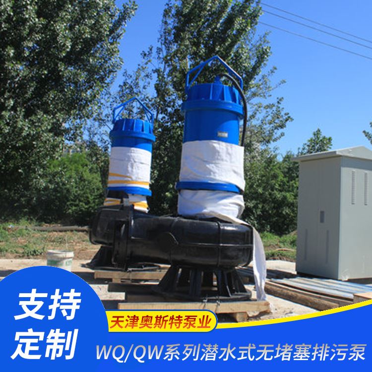 奥斯特泵业 天 津WQ系列潜水排污泵 矿用隔爆型 优选材质 防腐耐用