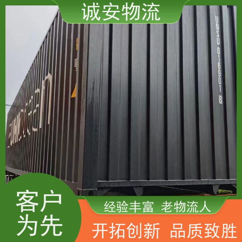 诚安物流40尺自备柜阳江到东莞陆运送货到门隔天到