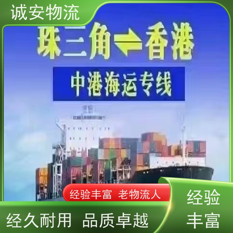 诚安物流40尺自备柜东莞到深圳一般贸易买单报关一天到