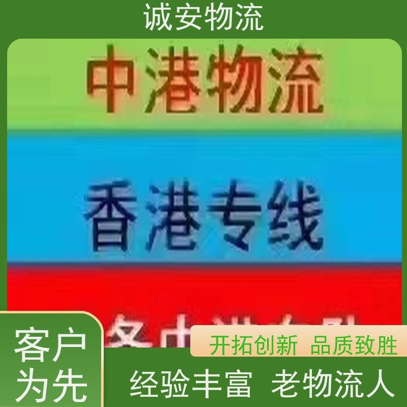 诚安物流40尺自备柜河源到东莞专人跟单隔天到