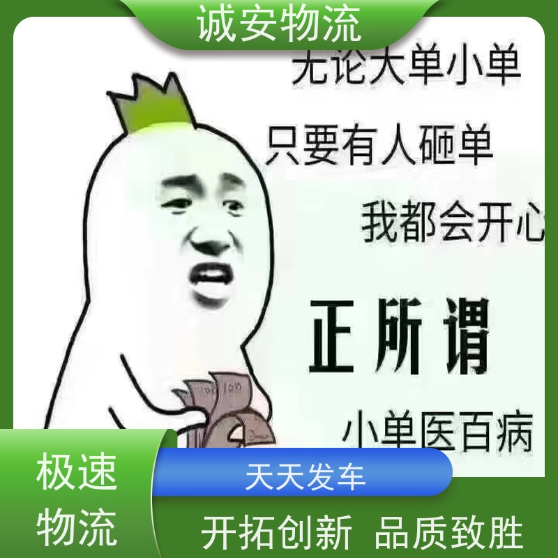 诚安物流3吨车深圳港口码头拖车效率好天天发车
