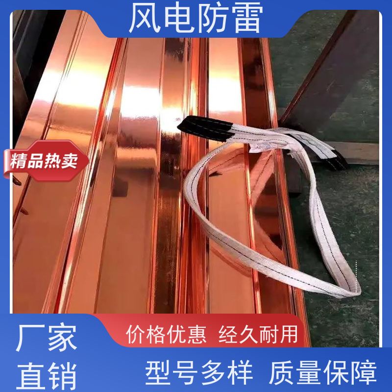 风电防雷 铜包钢扁钢50*5mm 性能稳定 使用安全 安装简便 节省人工成本
