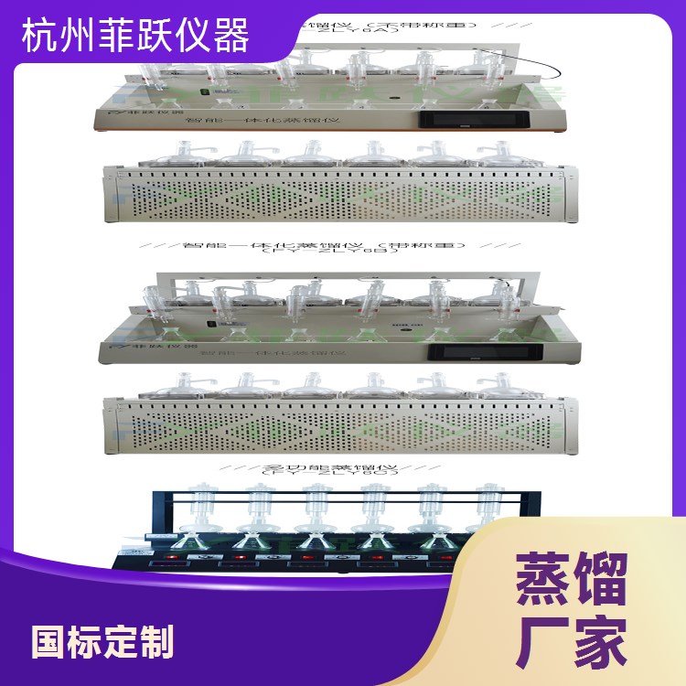 菲跃品牌3600W植物油分子蒸馏设备出油稳定不锈钢材质