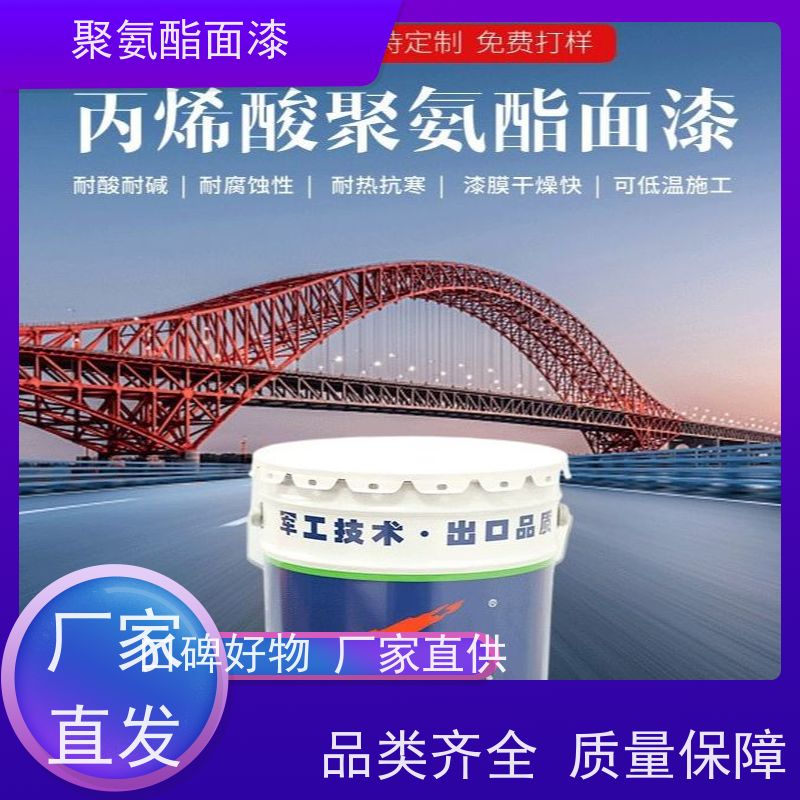 大巴摩托车专用 中间漆丙烯酸聚氨酯面磁漆 耐磨性好 氟碳漆 富莱德
