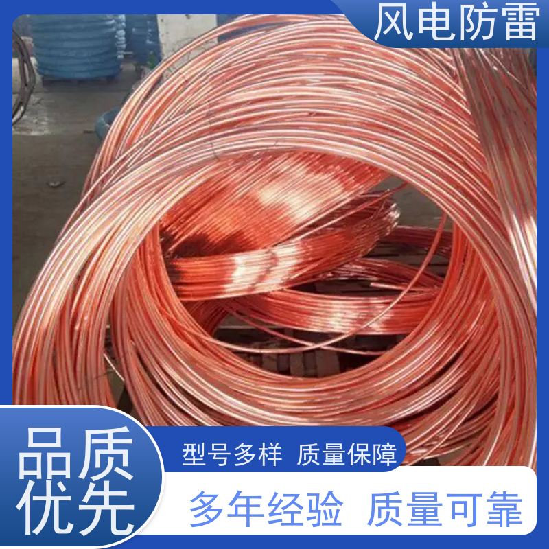 风电防雷 性能稳定 使用安全 石 墨材料阻值低 铜包钢接地圆线10mm