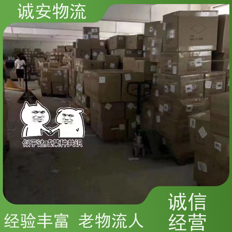 诚安物流40尺自备柜东莞到广州进口报关随时发车