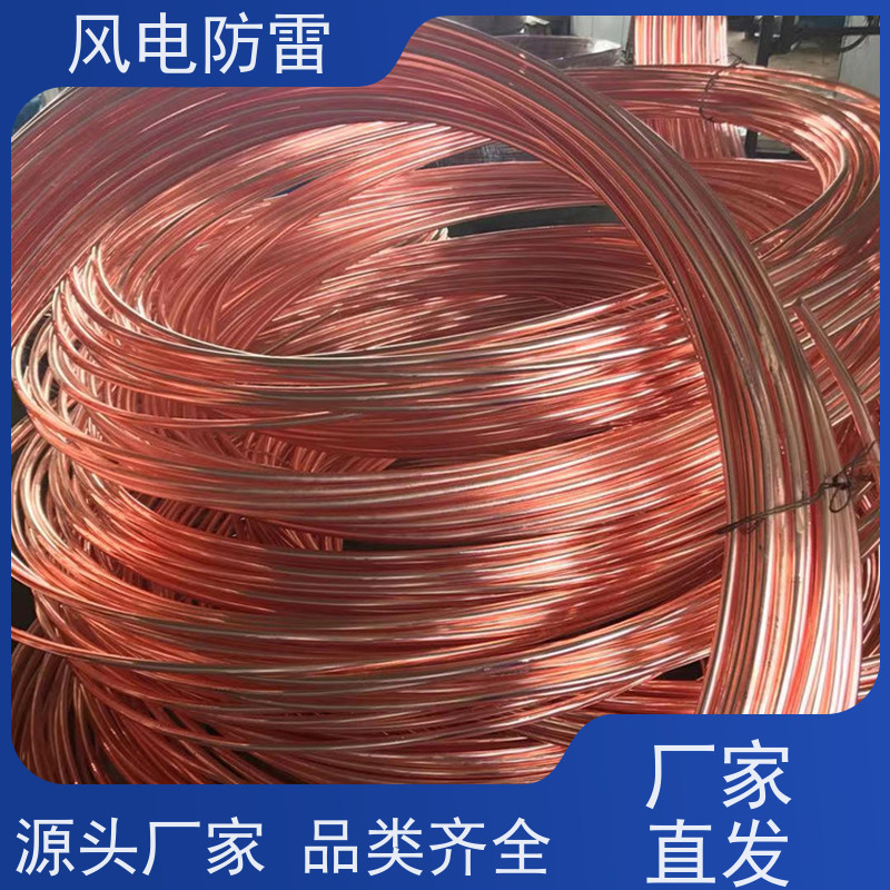 风电防雷 性能稳定 使用安全 降 阻效果好 50*5mm镀铜扁钢