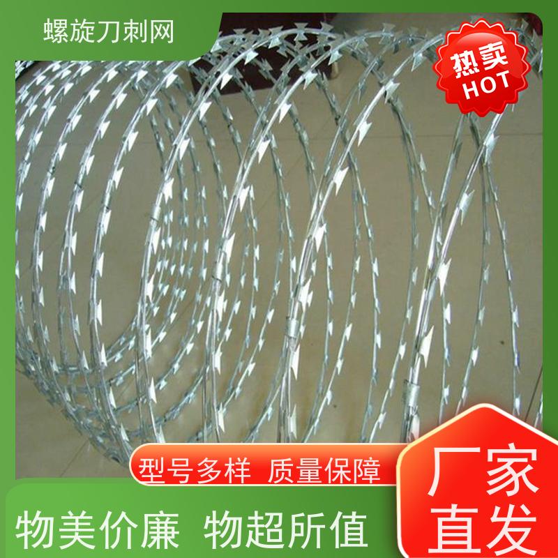 镀锌防攀爬滚刀刺高锌刀片刺网围墙防爬防盗带刺铁丝网铁蒺藜安装