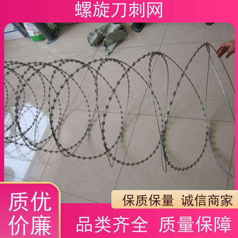防护网带刺铁丝滚笼小区学校防盗网刀片刺丝材质