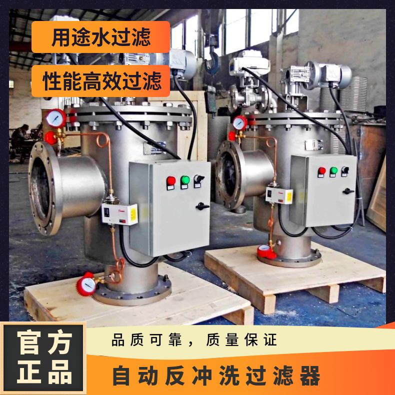 自动反冲洗过滤器 可清洗 水 法兰连接 不锈钢 LJ-100 励进环保 