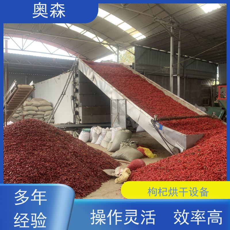 奥森 食品中草药网带式干燥设备 高温热泵烘干房 兼容性强 适用范围广