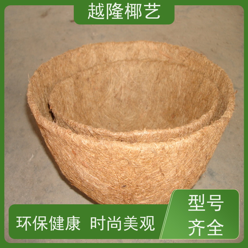 越隆椰艺 室外铁框花架 锥形椰棕花篮 款式多样 支持定制