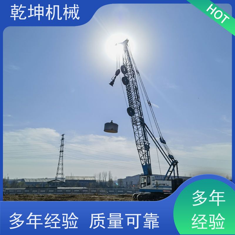 乾坤机械 自动强夯机出租 贴边性好 维护方便 工程施工队伍用