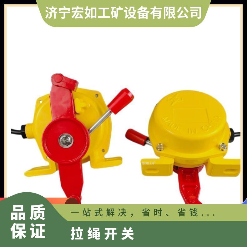 YHFLS-2双向拉绳开关 皮带物料输送机 覆塑钢丝绳 拉绳