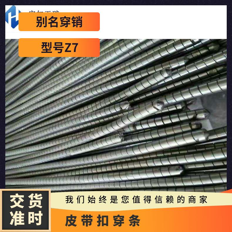 不锈钢串条 穿条 皮带扣穿销Ф7Х800mm 铠装软轴