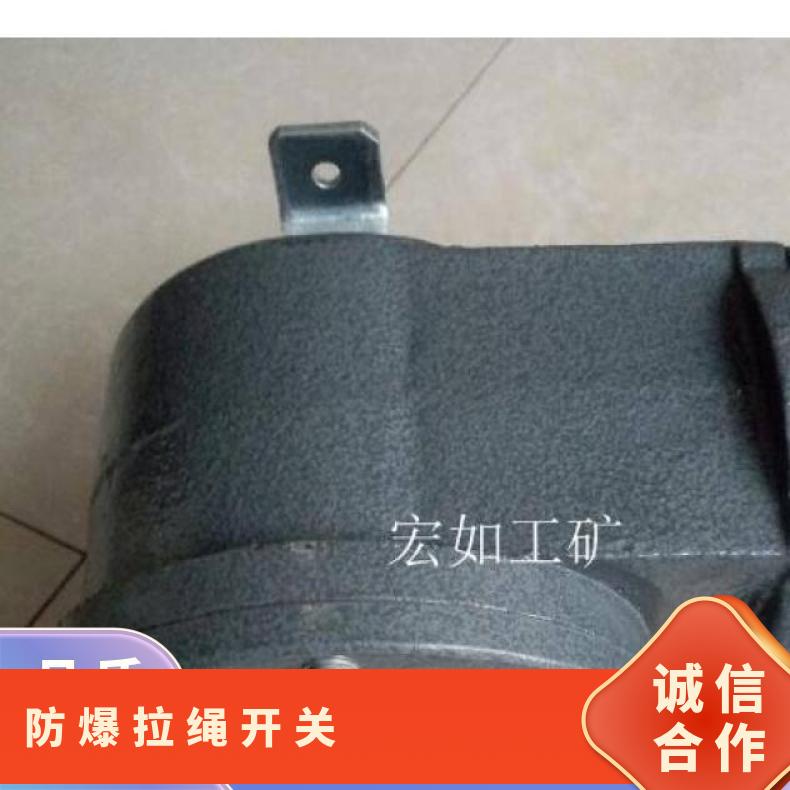 EXHFKLT2防爆双向拉绳开关 铸铁材质 洗煤厂用 一开一闭