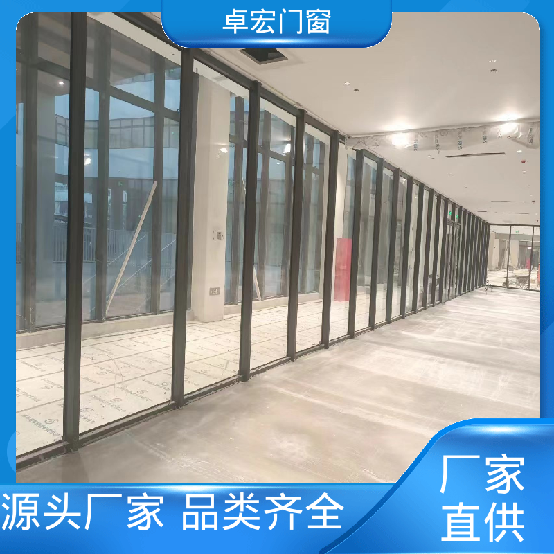卓宏办公室百叶窗防火玻璃隔断防水阻燃可接工程厂家供应