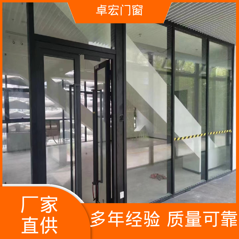 卓宏铝合金材质防火玻璃隔断防水阻燃免费设计源头厂家