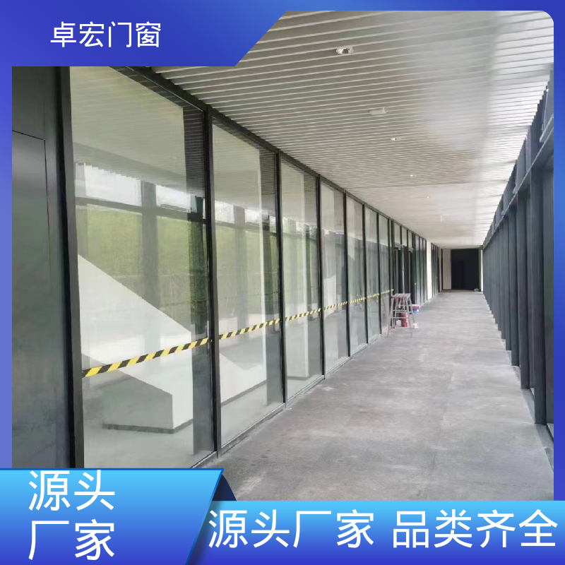 卓宏商场商铺玻璃隔断防水防潮支持定制源头厂家