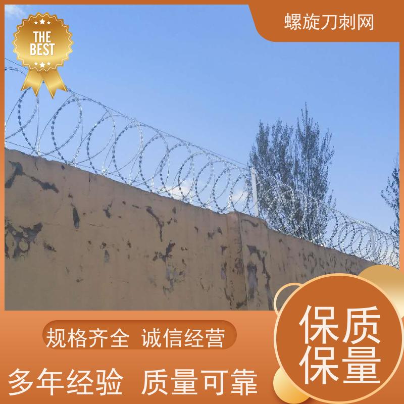 镀锌防攀爬滚刀刺斧行型刀片防爬网刺丝滚笼材质