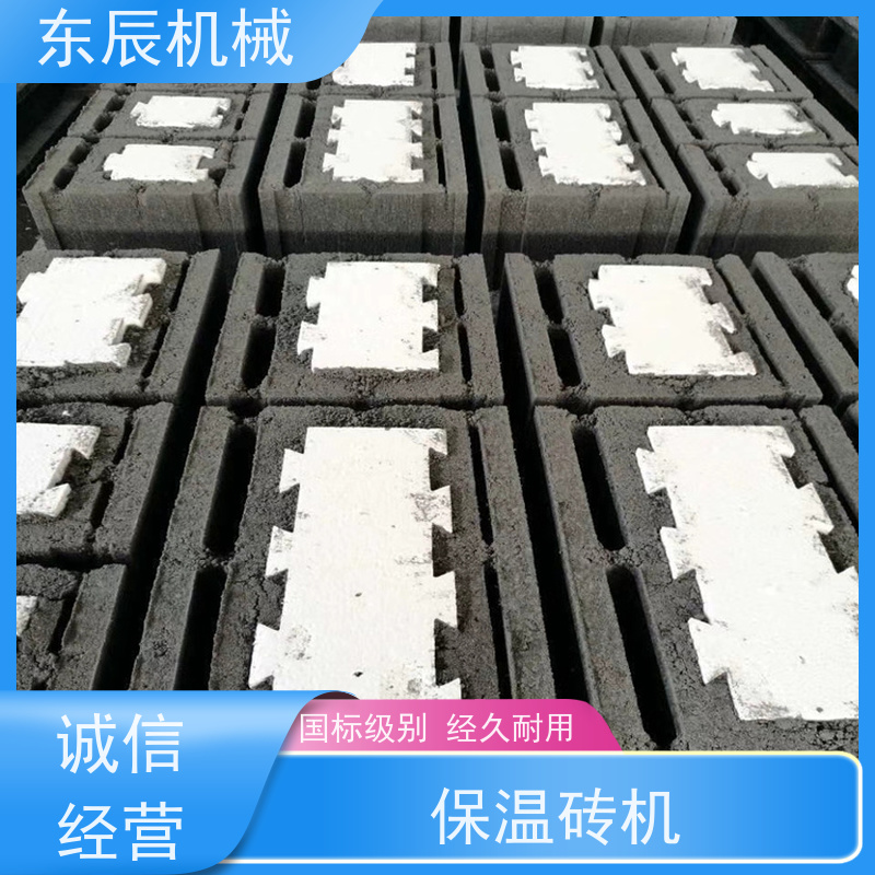 东辰 自保温砖机 全自动免烧水泥砖生产线 成型速度快 操作简单