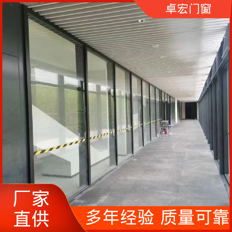 卓宏单玻双玻防火玻璃隔断防水防潮可接工程源头厂家