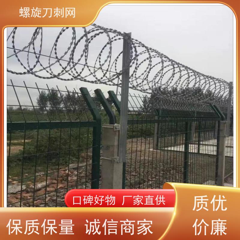 防护网带刺铁丝滚笼120g刀片刺网围墙防爬拉力刮刀防盗网安装