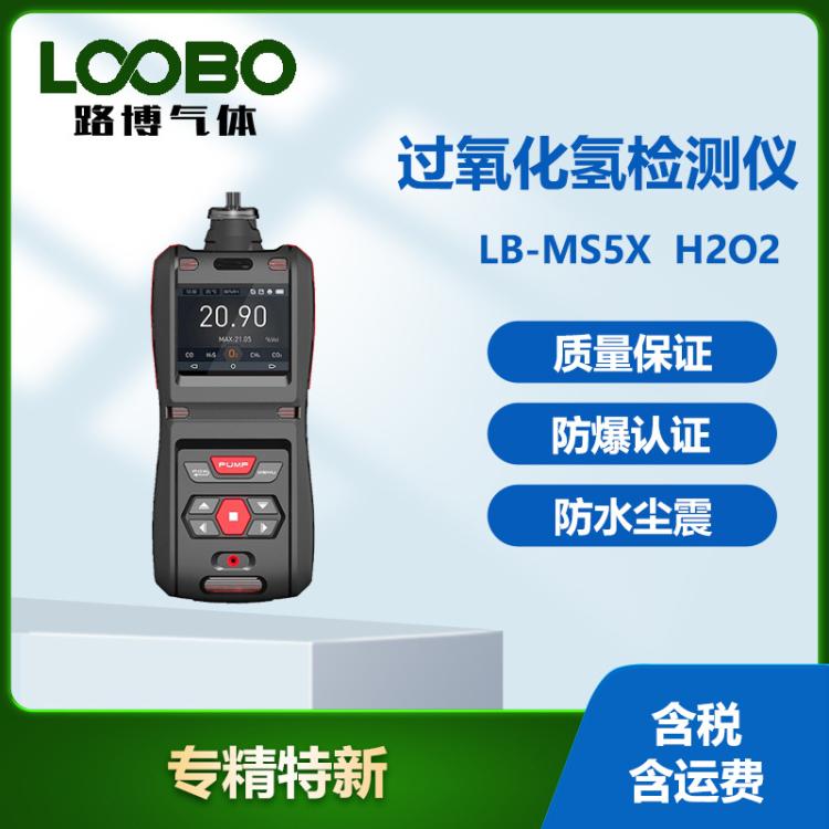 便携式过氧化氢检测仪 高精度防爆实时显示手持泵吸式H2O2分析仪