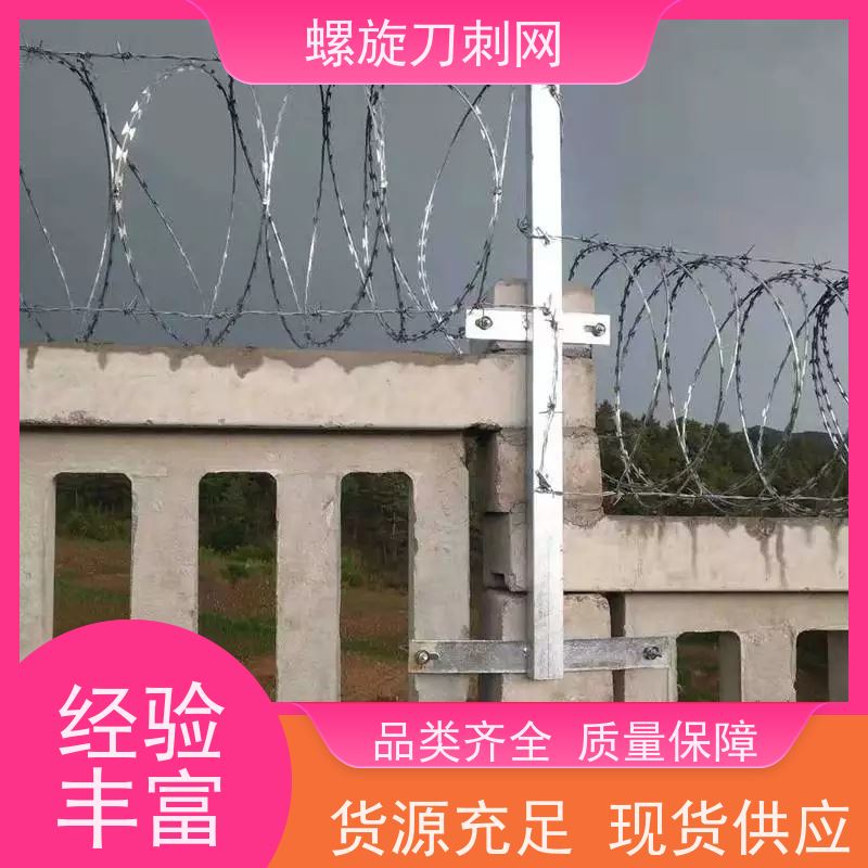 刀片刺绳小区学校防盗网蛇蝮式刺丝滚笼刺网材质