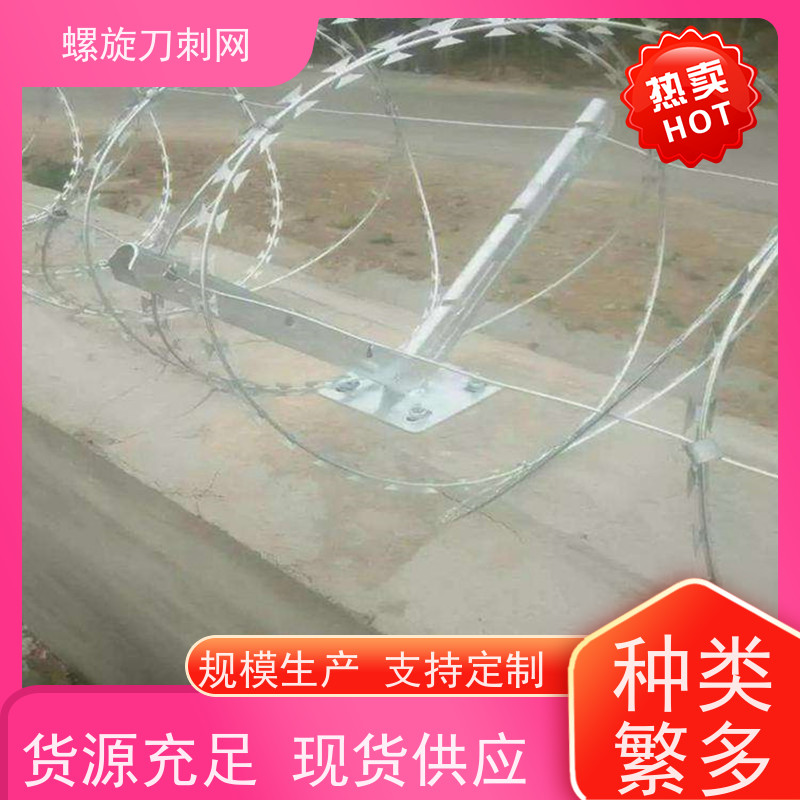 不锈钢滚笼防锈防护网防攀爬铁蒺藜围墙镀锌刀刺网颜色