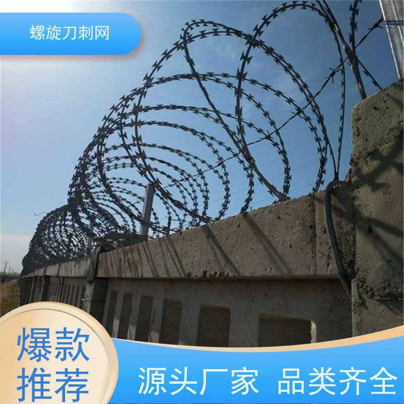 不锈钢滚笼防锈防护网小区学校防盗网刀片刺丝材质
