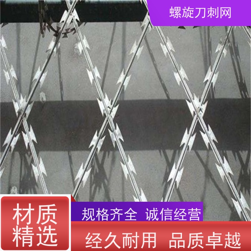 不锈钢滚笼防锈防护网小区学校防盗网围墙刀刺网颜色