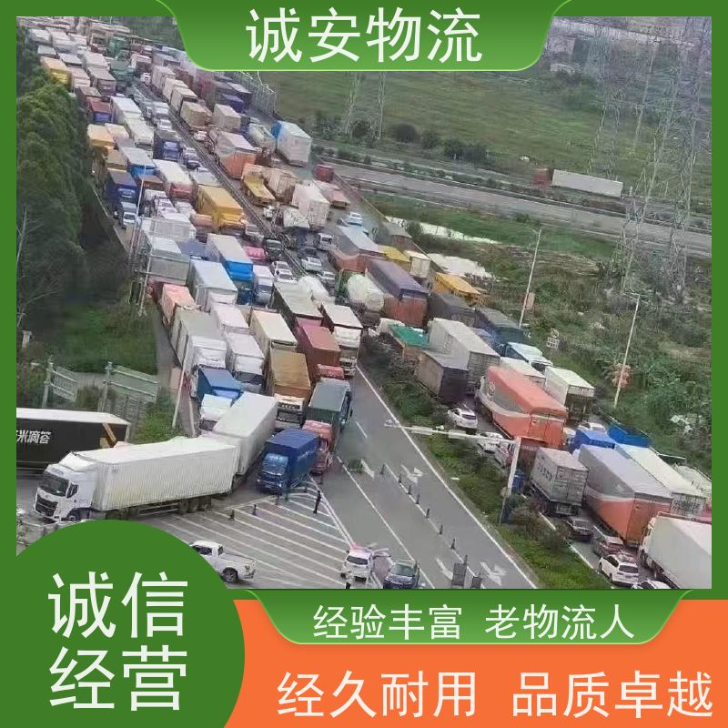 诚安物流40尺自备柜香港快运专线可以运随时发车