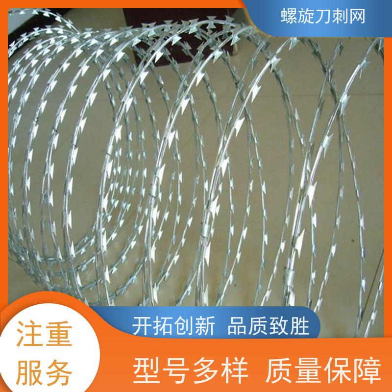 热镀锌不锈钢刀片刺绳275g刀刺网刺丝滚笼安装