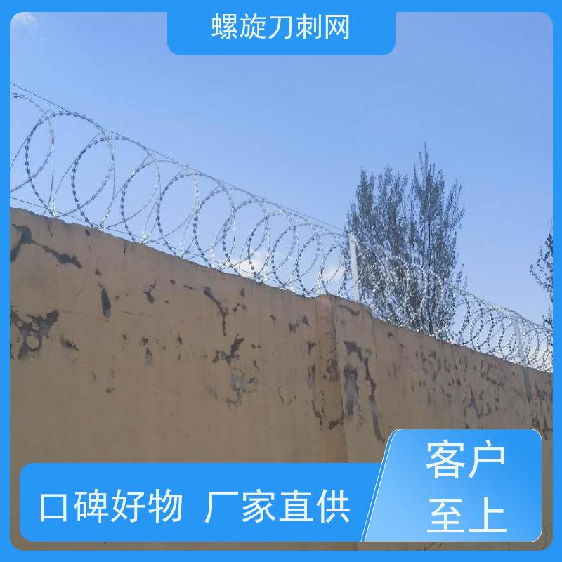 防护网带刺铁丝滚笼镀锌刀刺网304不锈钢刀片刺绳材质
